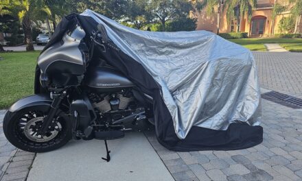 Motorcycle Gear: CoverSeal Weighted Cover