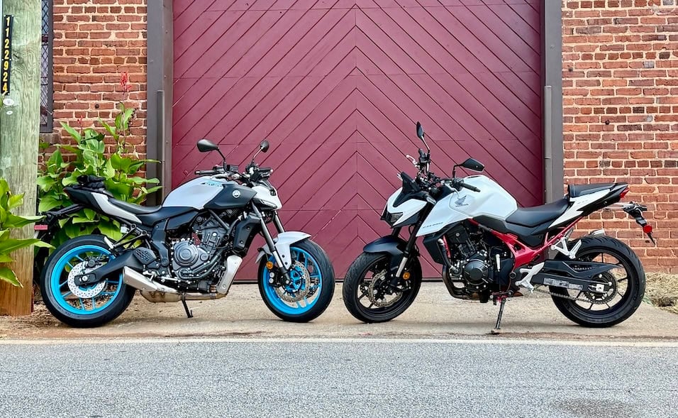 2025 Middleweight Matchup: Honda CB750 vs Yamaha MT-07